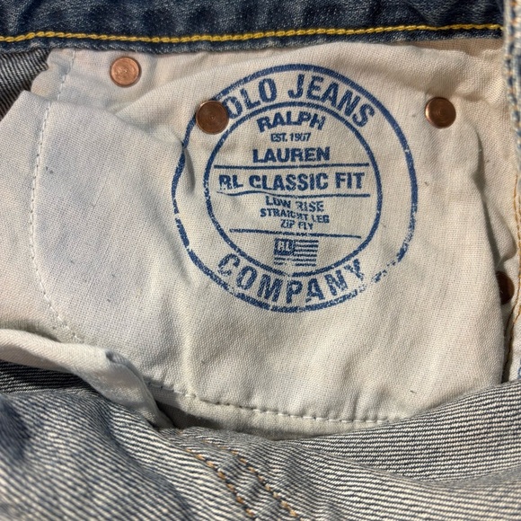 Ralph Lauren Woman’s  Low Rise Straight Leg Jeans Size 10 - Picture 7 of 10